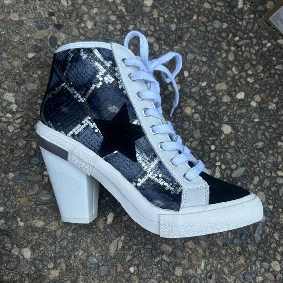 Vintage Havana Remiee Snakeskin Leather High High Bootie Size 7.5 - Picture 8 of 11